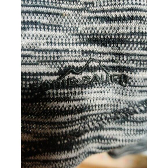 Eddie Bauer Sweater Womens Large Gray Black 1/4 Zip Fleece Lined Ladies Sz Large - Picture 3 of 6